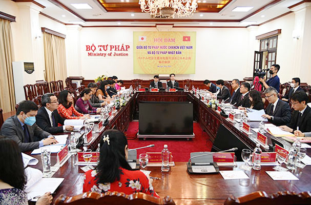 Thúc đẩy mối quan hệ đối tác chiến lược giữa Bộ Tư pháp Việt Nam và Nhật Bản